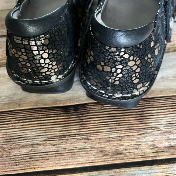 Alegria Leather Metallic Mosaic Mary Janes BEL-780 Size EU 38 US 8 - Picture 7 of 10